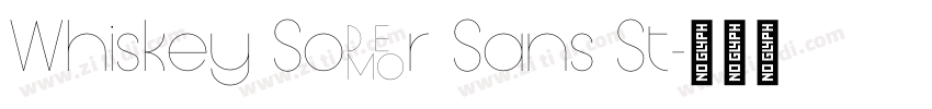 Whiskey Sour Sans St字体转换